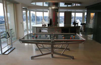 Glass Pool Tables